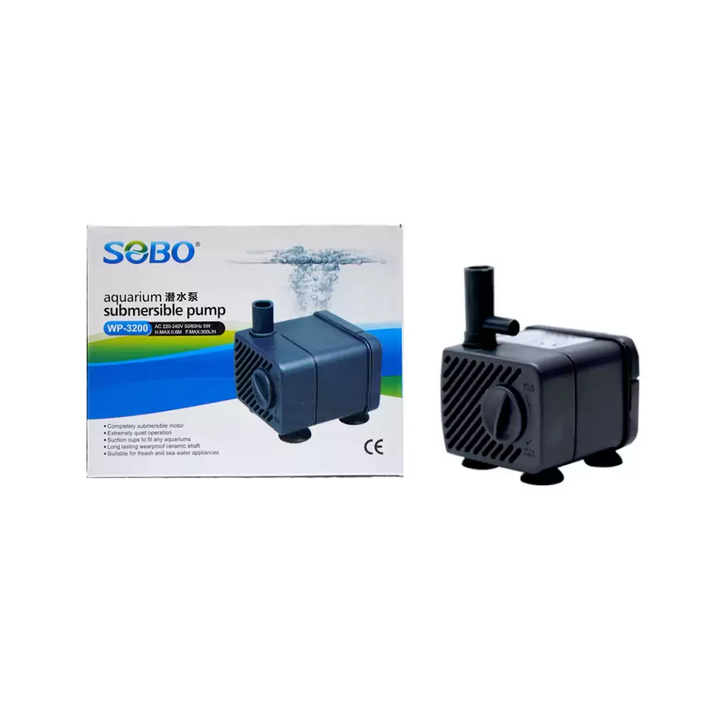 SOBO Submershible Pump WP -3200 5W 300L/H