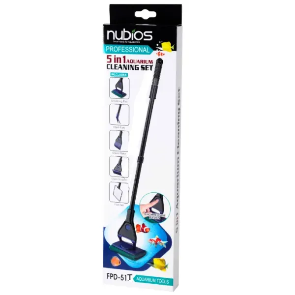 Nubios FPD-51A- Aquarium Cleaning 5 in 1 - 58cm