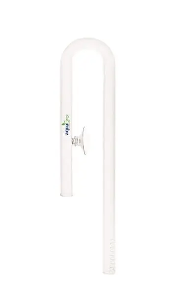 AquaGro Glass Curved Intake Pipe 12mm