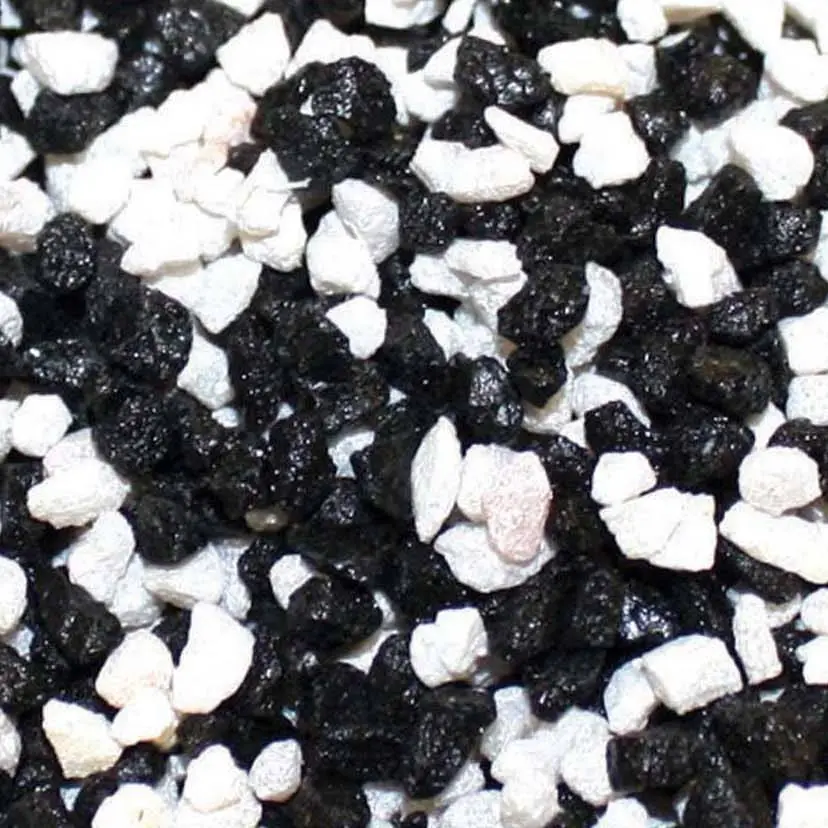  Natural Gravel White,Black & Mix