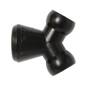 3/4" Y fitting. Black