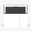 831 AQUA PRO TANK SET(ALUMINIUM ALLOY)120*55*55cm