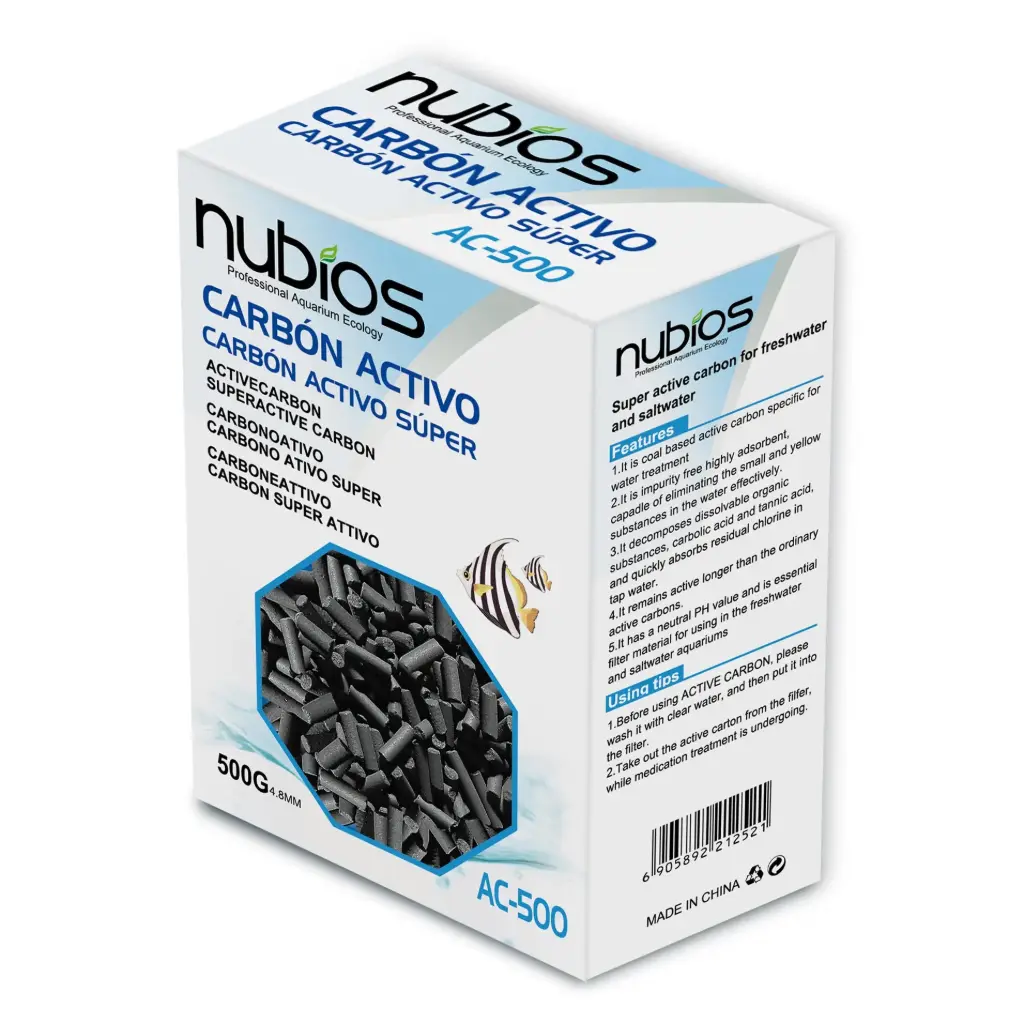 Nubios Activated Carbon AC-500 500gm