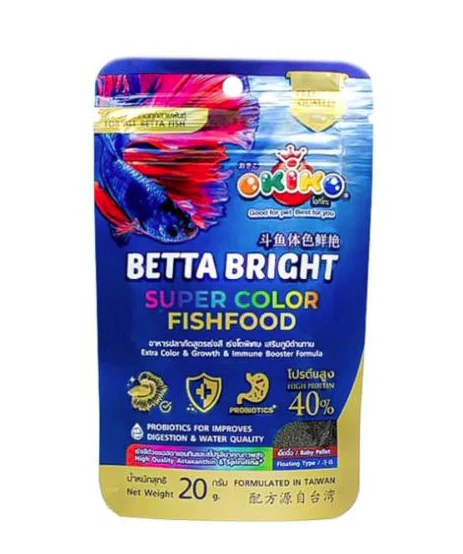 Okiko Betta Bright Fish Food 20gm