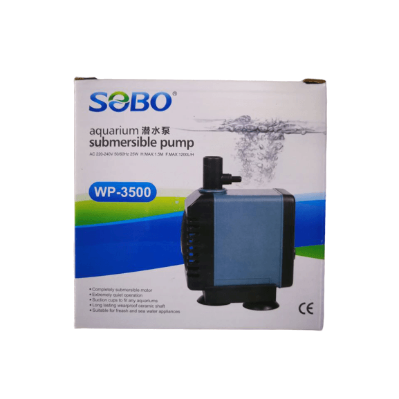 Sobo Submersible Pump WP-3500 25W,1200L/H