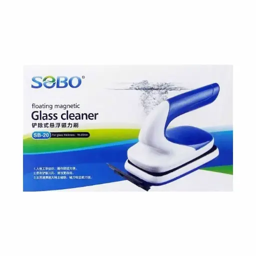 [AQP-1129] SOBO SB-20 Magnetic Glass Cleaner (16-20mm)