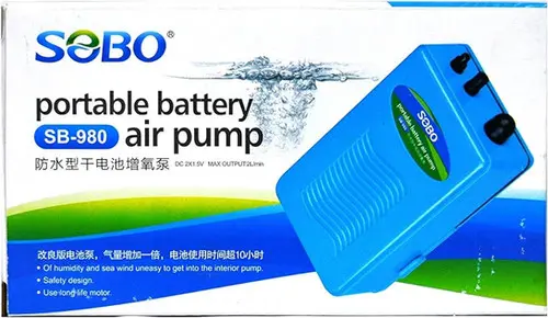[AQP-2052] SOBO Portable Battery Air Pump SB-980