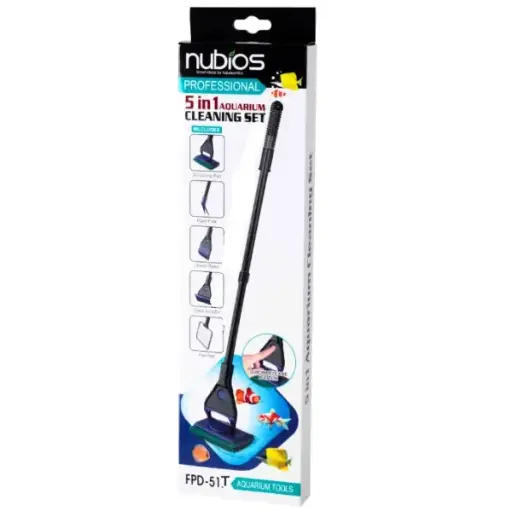 [AQP-1673] Nubios FPD-51A- Aquarium Cleaning 5 in 1 - 58cm