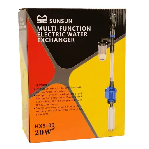 [AQP-1329] SUNSUN Multi-Function Electric Water Exchanger HXS-03 20W