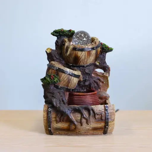 [AQP-2262] Stalaca Geomantic  Fountain 19x16x27cm