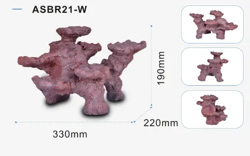 [AQP-2312] BR21-W AS Artificial Bio-Stone 33*22*19cm 