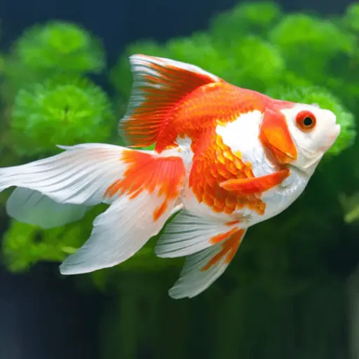 Gold Fish Red&White(Carassius auratus)